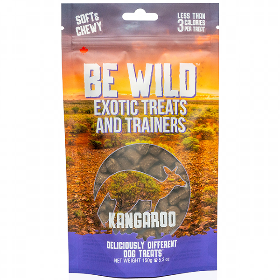 LocalID_69873 This & That - Be Wild Exotic Treats & Trainers KANGAROO Dog Treat - 150GM (5.3oz)