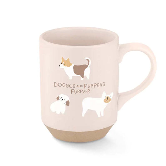 Fringe Studio - Doggos Stoneware New York Mug - 11x8CM (4.25x3.25in)