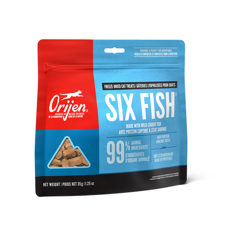 LocalID_65777 Champion Foods - Orijen - Freeze-Dried SIX FISH Cat Treats - 35GM (1.25oz)