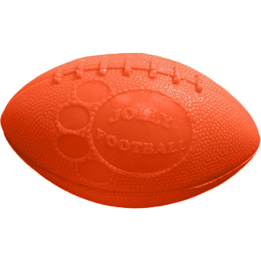 Jolly Pets - Football Dog Toy - ORANGE - 20CM (8in)