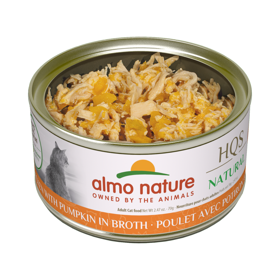 Almo Nature - CHICKEN with PUMPKIN in BROTH Wet Cat Food - 70GM (2.4oz)