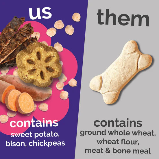 LocalID_71515 Fruitables - Skinny Minis GRILLED BISON Chewy Dog Treats - 141GM (5oz)