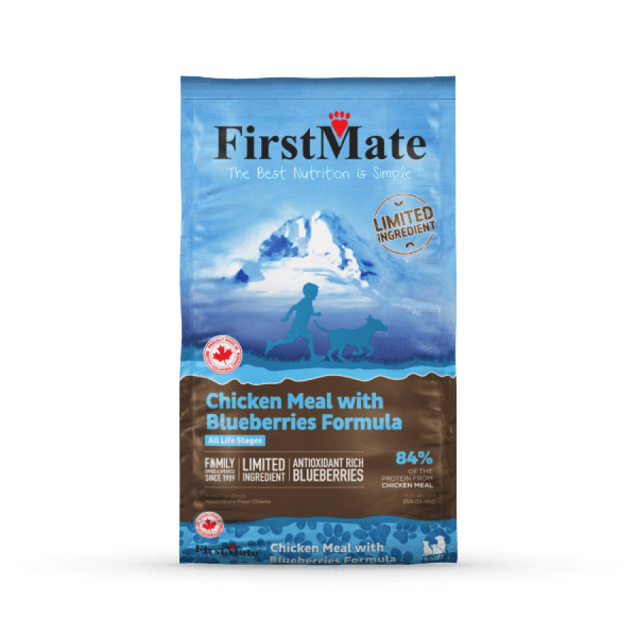 FirstMate - GF LID CHICKEN with BLUEBERRIES Dry Dog Food - 11.4KG (25lb)