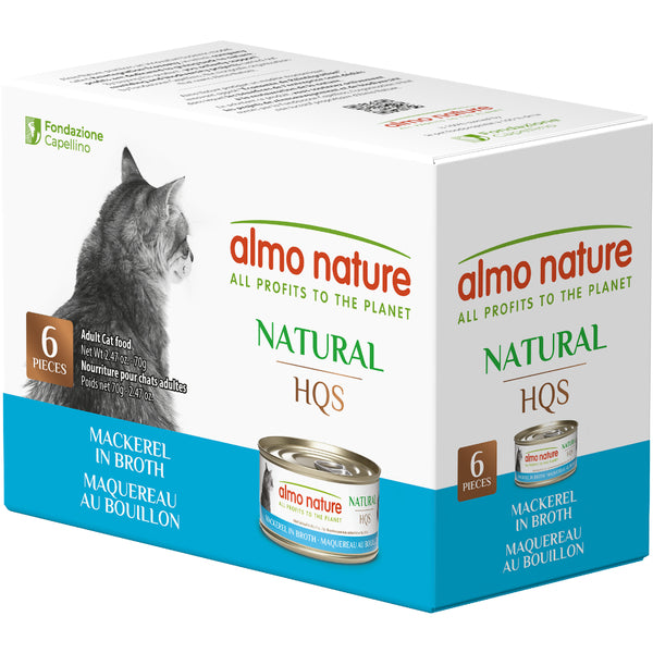 Almo Nature - MACKEREL Multipack Wet Cat Food - 70GM (2.47oz) - 6PK