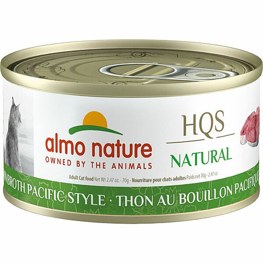 *S.O. - Up to 2 Week Wait* Almo Nature - TUNA in BROTH PACIFIC STYLE Wet Cat Food - 70GM (2.4oz)