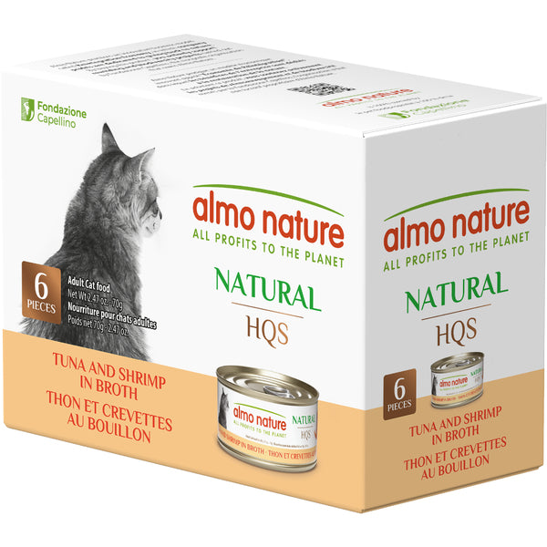Almo Nature - TUNA with SHRIMPS Multipack Wet Cat Food - 70GM (2.47oz) - 6PK