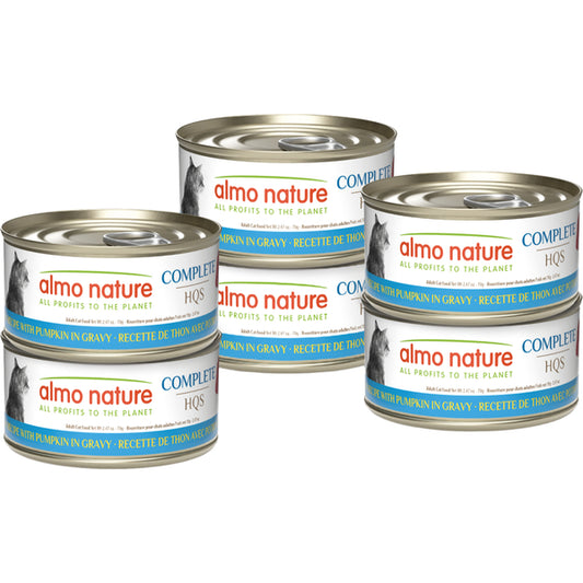 Almo Nature - TUNA with PUMPKIN in GRAVY Multipack Wet Cat Food - 70GM (2.47oz) - 6PK