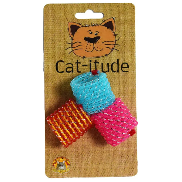 Amazing Pet - Pipe Springs Cat Toy - 3PK
