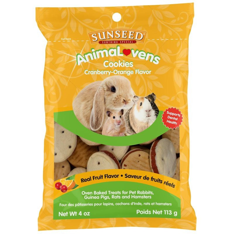 Sunseed, AnimaLovens Cookies Cranberry+Orange, 113GM (3.5oz)