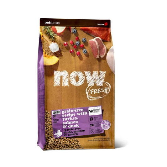 Petcurean - NOW TURKEY SALMON & DUCK Senior Dry Cat Food