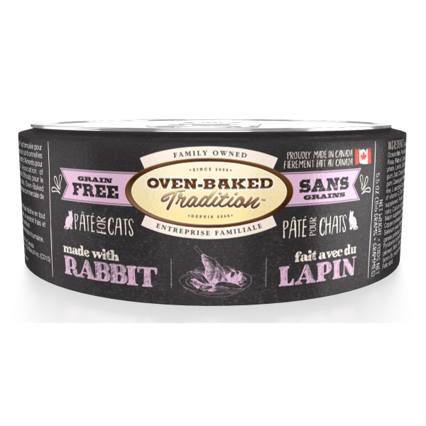 Bio Biscuit - Oven-Baked Tradition Adult RABBIT Pate Wet Cat Food - 156GM (5.5 oz)