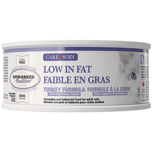 Bio Biscuit - Oven-Baked Tradition Low Fat Care TURKEY Pate Wet Cat Food - 156GM (5.5oz)