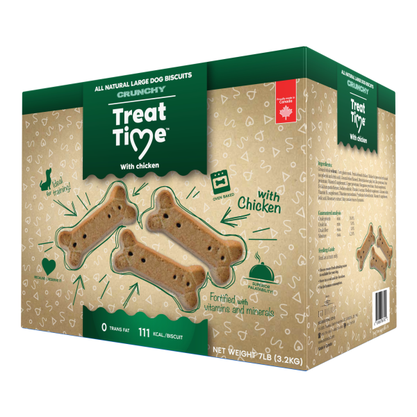 Bio Biscuit - Treat Time CHICKEN Biscuit Dog Treat - 3.2KG (7lb)