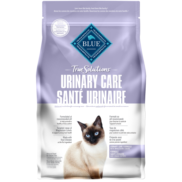 Blue, True Solutions URINARY Care Adult CHICKEN Dry Cat Food, 6lb