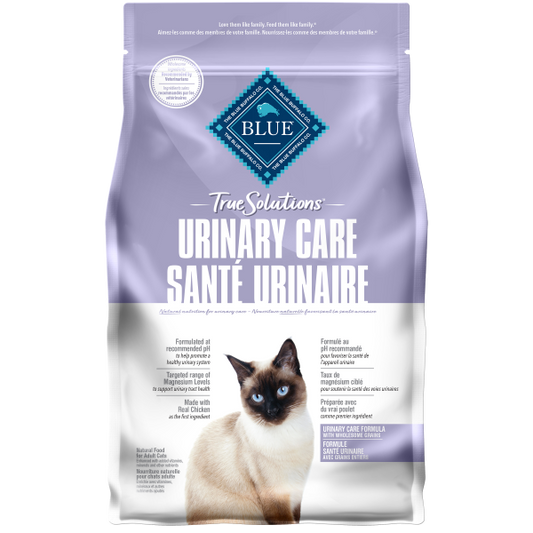 Blue, True Solutions URINARY Care Adult CHICKEN Dry Cat Food, 6lb