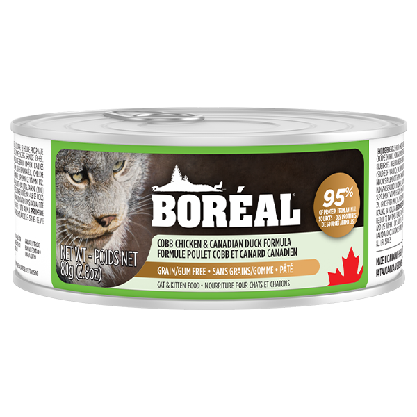 Boreal - Cobb CHICKEN & Canadian DUCK Wet Cat Food - 80GM (2.8oz)