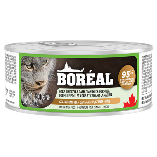 Boreal - Cobb CHICKEN & Canadian DUCK Wet Cat Food - 80GM (2.8oz)