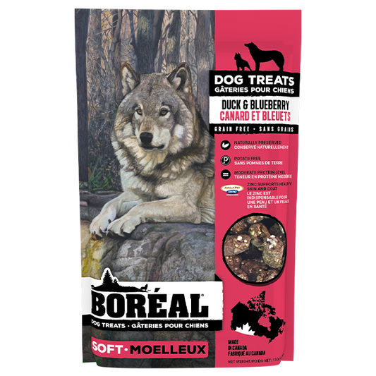 Boreal - DUCK and BLUEBERRY Dog Treats - 150GM (5.29oz)