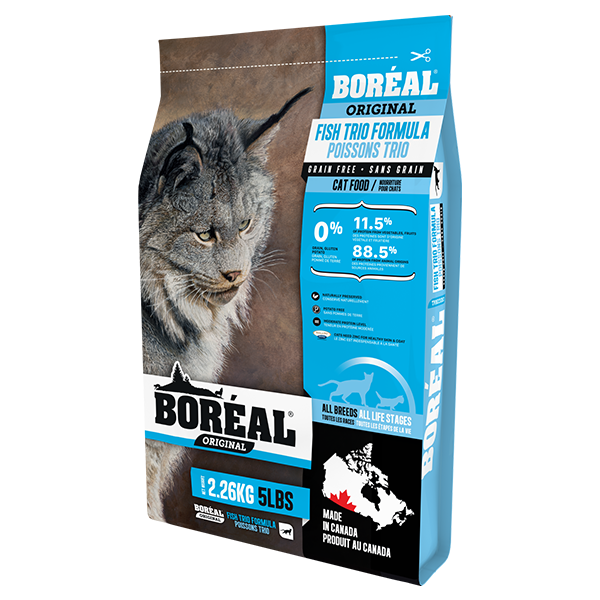 Boreal - Original FISH Trio Dry Cat Food - 2.26KG (5lb)