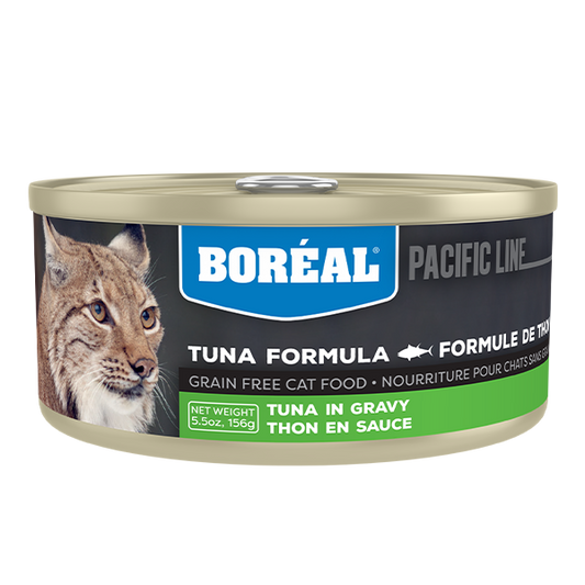 Boreal - Red TUNA in GRAVY Wet Cat Food - 156GM (5.5oz)