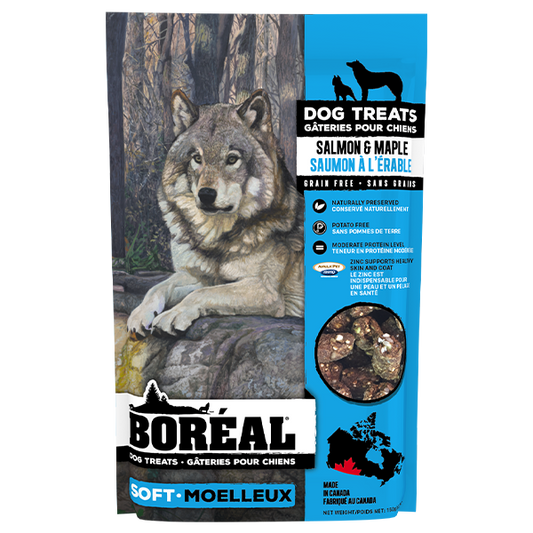 Boreal - SALMON and MAPLE Dog Treats - 150GM (5.29oz)