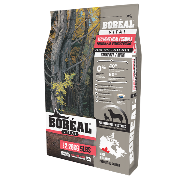 Boreal - Vital All Breed RED MEAT Meal Dry Dog Food - 2.26KG (5lb)