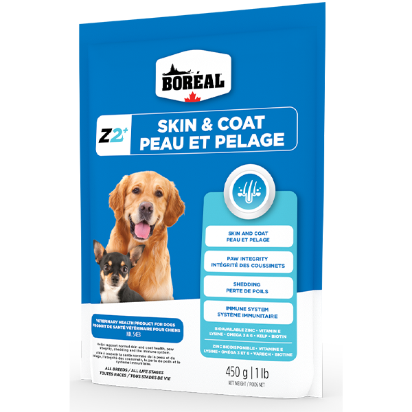 *S.O. - Up to 2 Week Wait* Boreal - Z2+ Skin & Coat Dog Supplement - 450GM (1lb)
