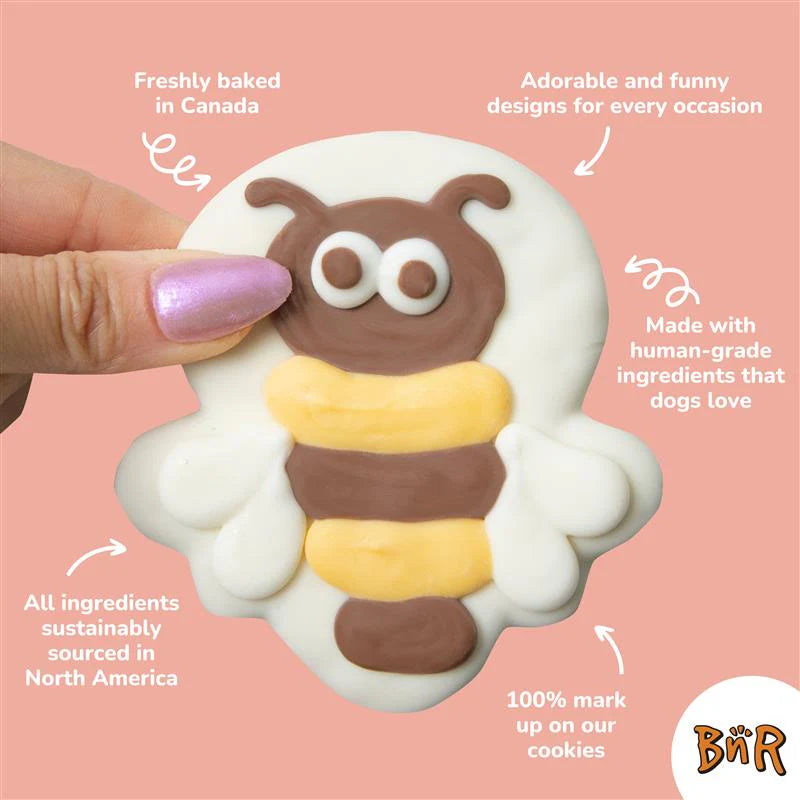 Bosco and Roxy's - BEEHIVE YOURSELF! Dog Treat - SPRING - 10CM (4in) (BULK)