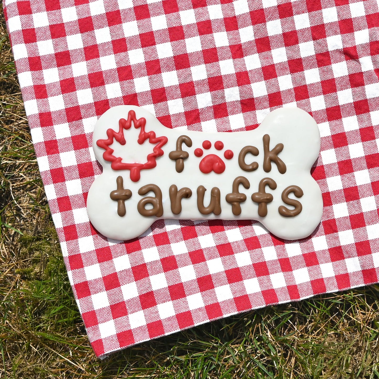 Bosco and Roxy's - F*CK TARUFFS Bone Dog Treat - F*CK TARUFFS - 15CM (6in)