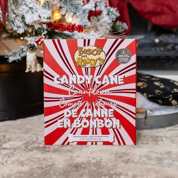 Bosco and Roxy's - Premium Musical Advent Candy Cane Calendar for Dogs