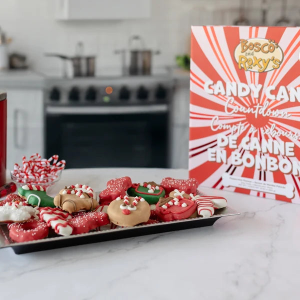 Bosco and Roxy's - Premium Musical Advent Candy Cane Calendar for Dogs