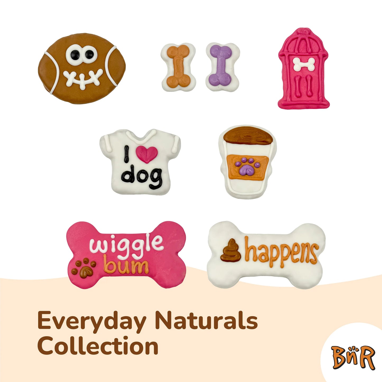 Bosco and Roxy's - SH*T HAPPENS Dog Treat - EVERYDAY NATURALS - 15CM (6in) (BULK)