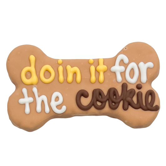 Bosco and Roxy's - DOIN' IT FOR THE COOKIE Dog Treat - CANINE CLASSICS - 15CM (6in) (BULK)