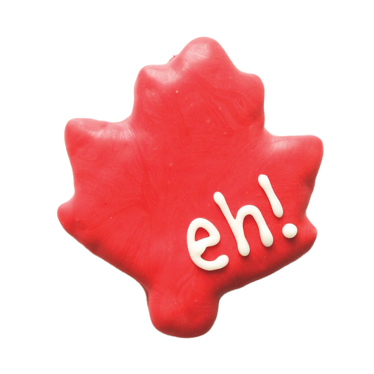Bosco and Roxy's - EH! LEAF Dog Treat - CANADA DAY - 10CM (4in) (BULK)