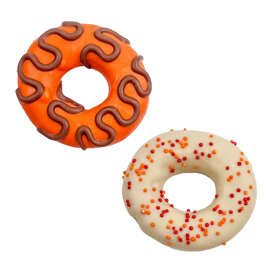 Bosco and Roxy's - HARVEST MOON DONUTS Dog Treat - FALL - 6CM (2.25in) (BULK)