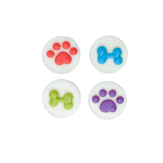 Bosco and Roxy's - PEANUT BUTTER FLAVOURED TREAT CUPS Dog Treat - BIRTHDAY - 4CM (1.5in)