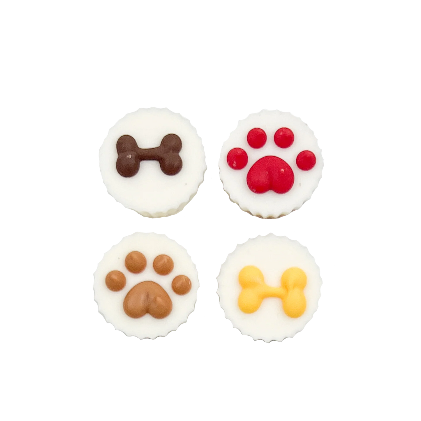 Bosco and Roxy's - PEANUT BUTTER FLAVOURED TREAT CUPS Dog Treat - CANINE CLASSICS - 4CM (1.5in)