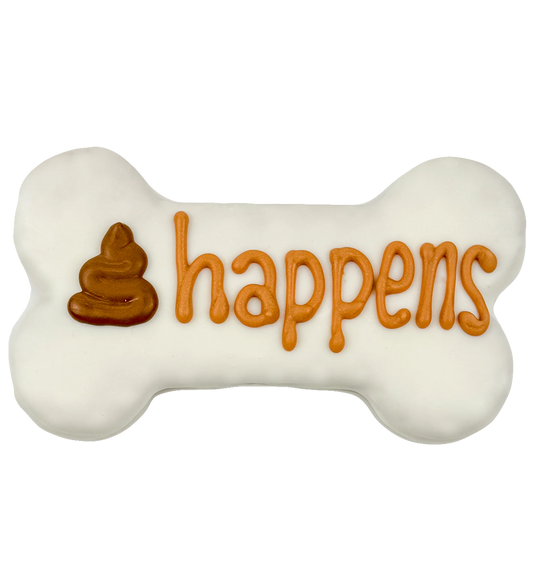 Bosco and Roxy's - SH*T HAPPENS Dog Treat - EVERYDAY NATURALS - 15CM (6in) (BULK)