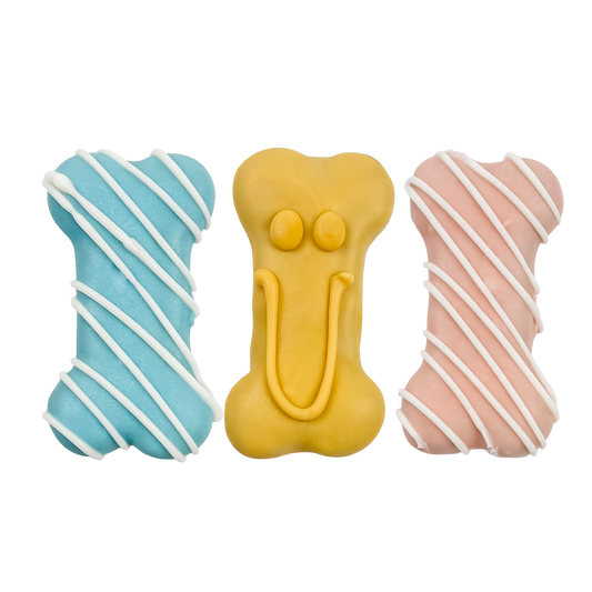 Bosco and Roxy's - SMILEY BONES Dog Treat - SMILE INTO SPRING - 7CM (3in)