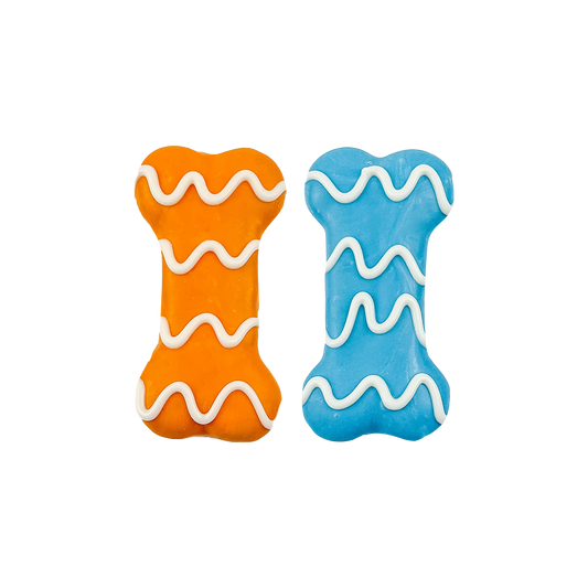 Bosco and Roxy's - WHIRLPOOL WAVEY BONES Dog Treat - SUMMER POOL PAWTY - 7CM (3in) (BULK)