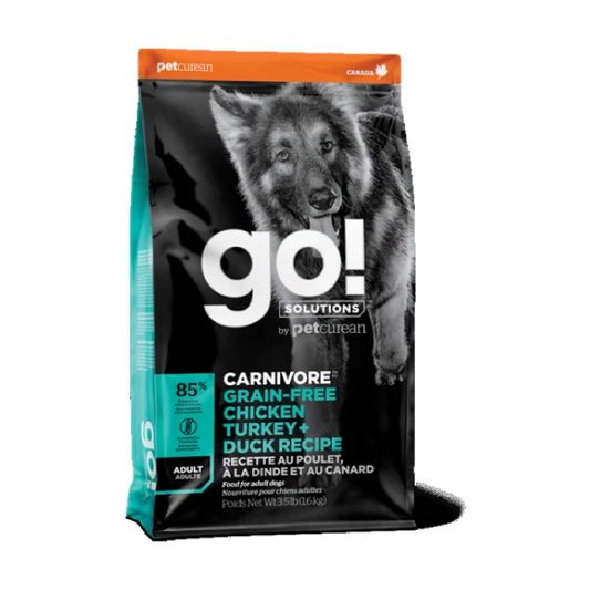 Petcurean - GO! Carnivore GF CHICKEN TURKEY DUCK ADULT Dry Dog Food