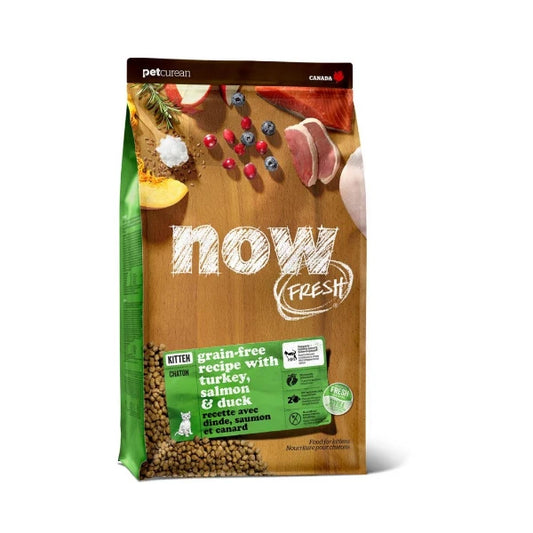 Petcurean - NOW TURKEY SALMON & DUCK Kitten Dry Cat Food
