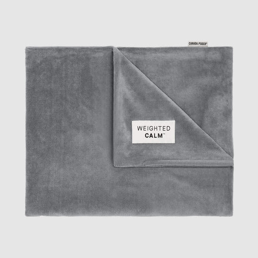 *DISC* Canada Pooch - Core Weighted Calming Blanket - GREY - LARGE - 101.5x101.5CM (40x40in)