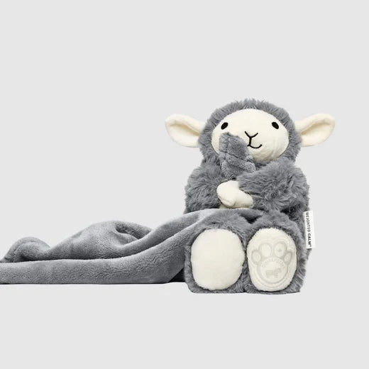 *DISC* Canada Pooch - Core Weighted Calming Toy - LAMB - GREY - S/M
