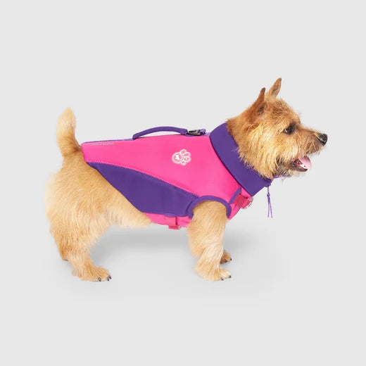 *DISC* Canada Pooch - High Tide Life Jacket - PINK/PURPLE - Size 16