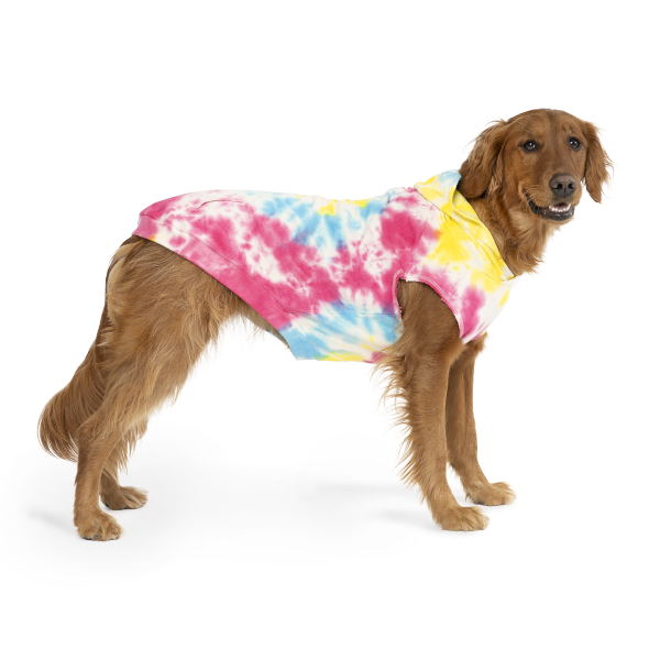 *DISC* Canada Pooch - No Authority Hoodie - TIE DYE - Size 18