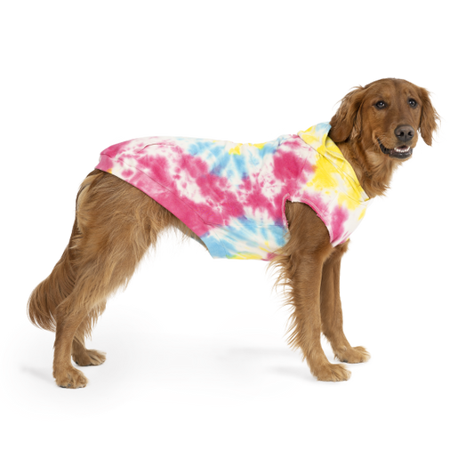*DISC* Canada Pooch - No Authority Hoodie - TIE DYE - Size 18