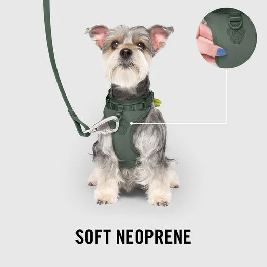 *DISC* Canada Pooch - Core Everything Harness with Poop Bag Dispenser - FOREST GREEN - XLARGE
