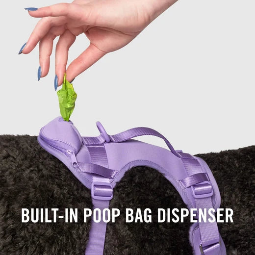 *DISC* Canada Pooch - Core Everything Harness with Poop Bag Dispenser - LAVENDER - SMALL