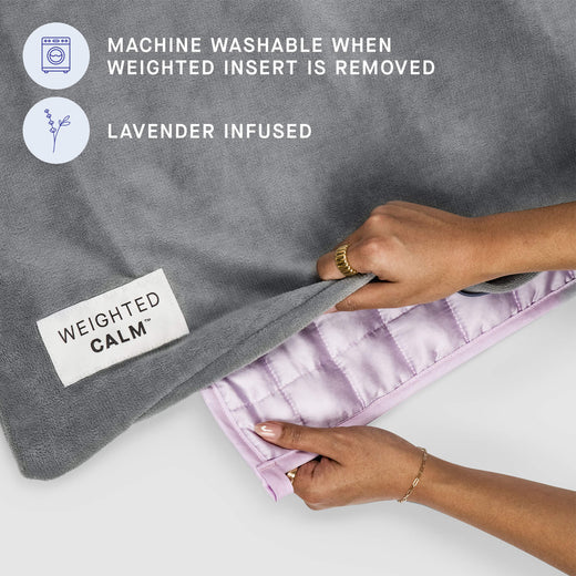 *DISC* Canada Pooch - Core Weighted Calming Blanket - GREY - LARGE - 101.5x101.5CM (40x40in)